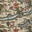Scalamandre Shanghai Multi On Tea Stain Wallpaper SCWP81584A0002