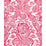 Scalamandre Luciana Damask Print Raspberry Wallpaper SCWP883540002