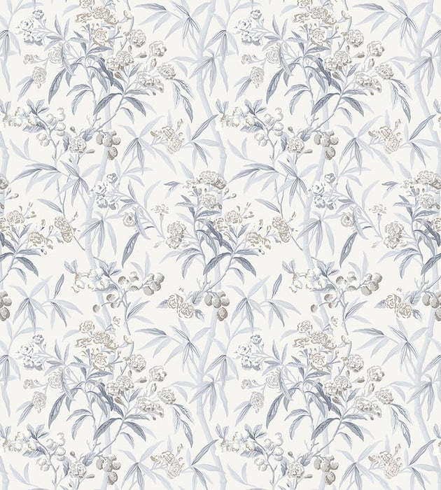 Scalamandre Lanai Silver Mist Wallpaper Sample SCWP884310002