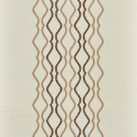 Scalamandre Valentina Embellished Sisal Shell Wallpaper SCWP884470002