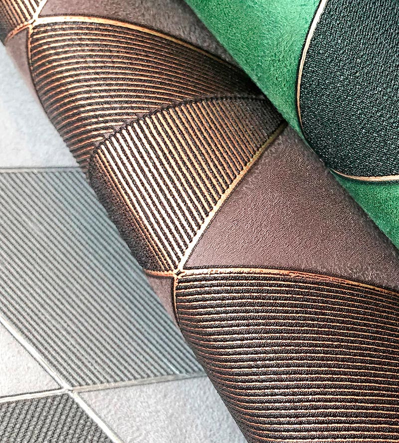 Scalamandre Cadence Bronze Wallpaper Sample SCWP884600002