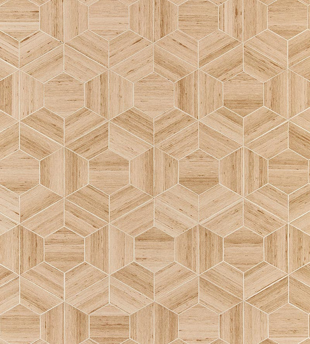 Scalamandre Hive - Slub Honey Wallpaper Sample SCWP884700002