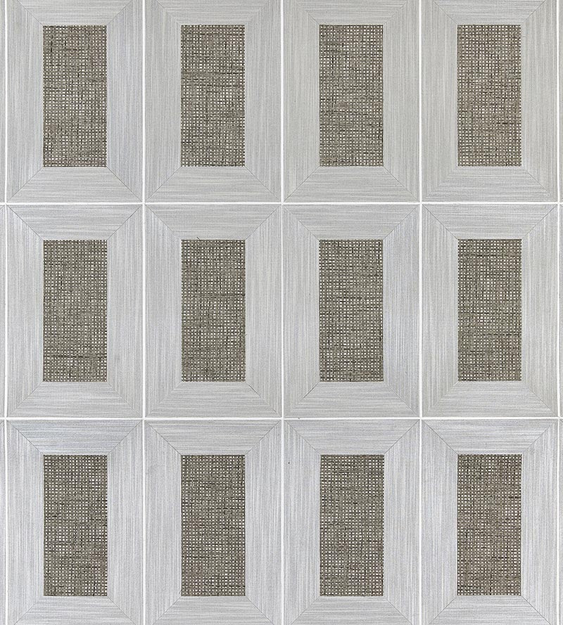 Scalamandre Libro - Woven Alloy Wallpaper Sample SCWP884740002