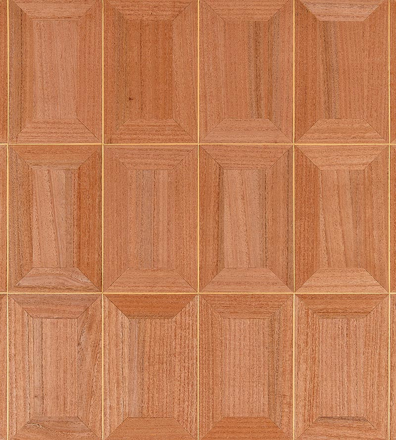 Scalamandre Libro - Wood Red Hen Wallpaper Sample SCWP884750002