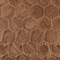 Scalamandre Hexad Hazelnut Wallpaper SCWP884760002