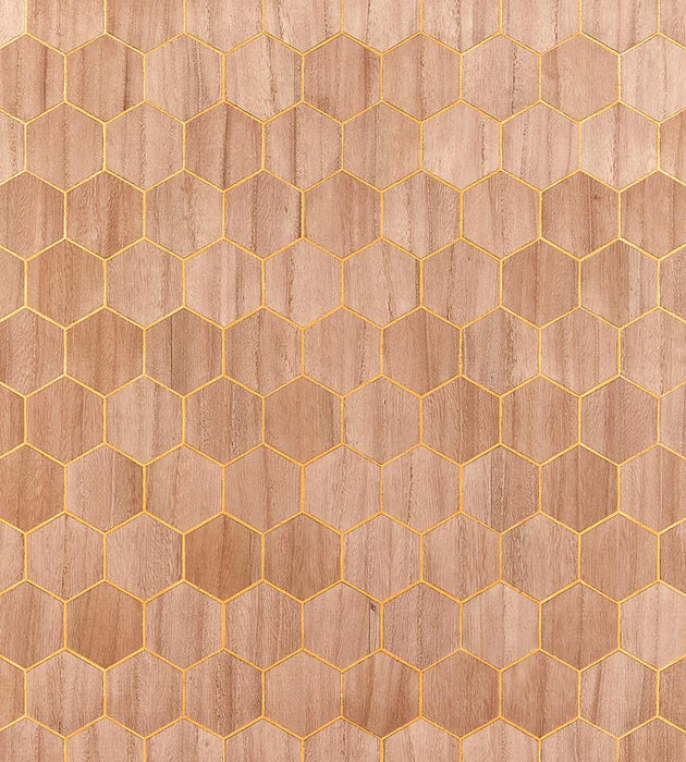 Scalamandre Andante Chestnut Wallpaper Sample SCWP884770002