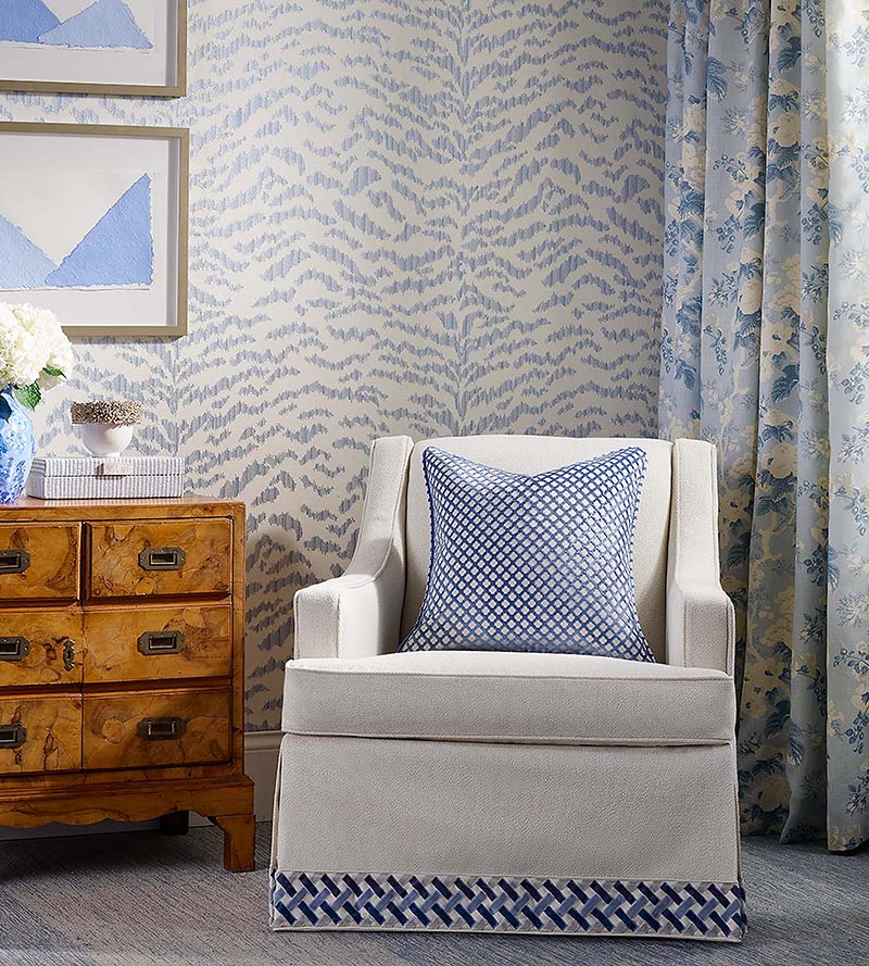 Scalamandre Tigress Wallcovering Skyline Wallpaper SCWP885060002