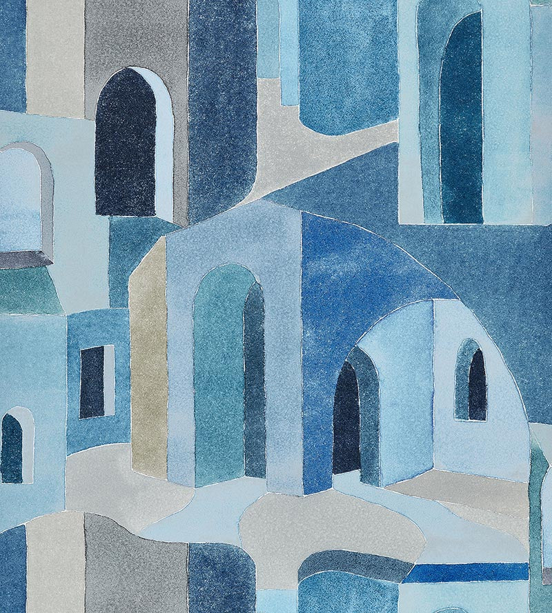 Scalamandre Riad Mediterranean Wallpaper SCWP885080002