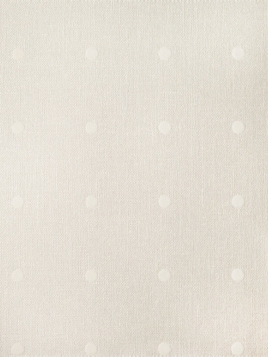 Scalamandre Flocked Point Wallcovering Cream Wallpaper Sample SCWP885410002