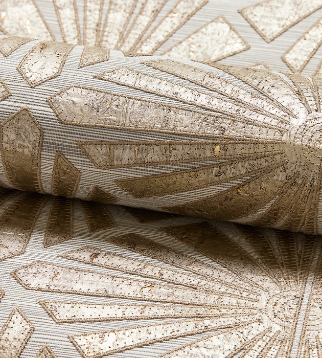 Scalamandre Milan Diamond Grasscloth Antique Wallcovering Sample SCWP885560002