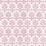 Scalamandre Karanfil Block Print Rose Petal Wallpaper SCWP885600002