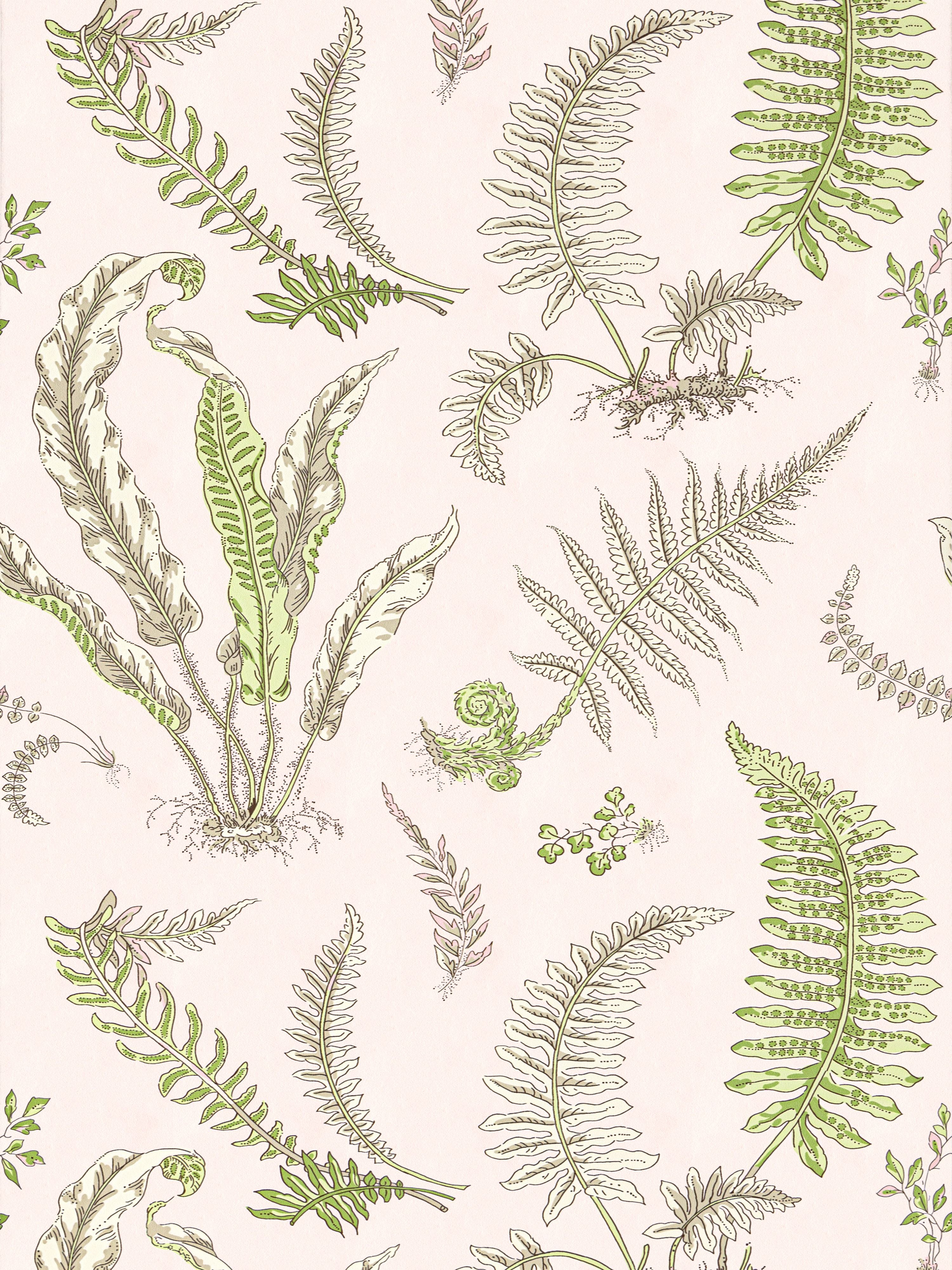 Scalamandre Elsie De Wolfe Ballet Slipper Wallpaper Sample SCWP88592D0002