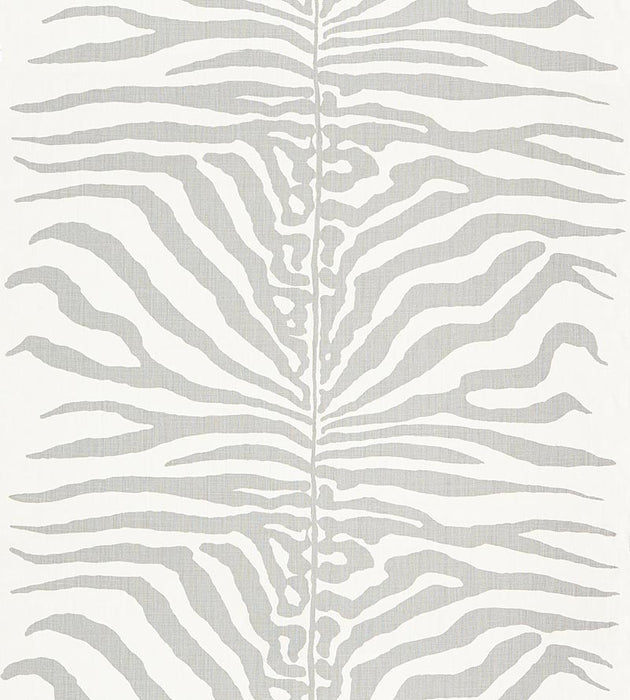 Scalamandre Zebra Zinc Fabric Sample SC16366M0003