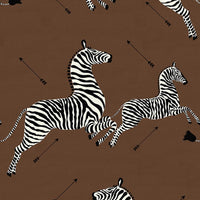 Scalamandre Zebras - Fabric Safari Brown Fabric SC16496M0003