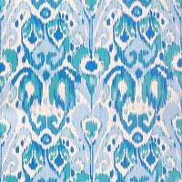 Scalamandre Greystone Blues On Cream Fabric SC165270003