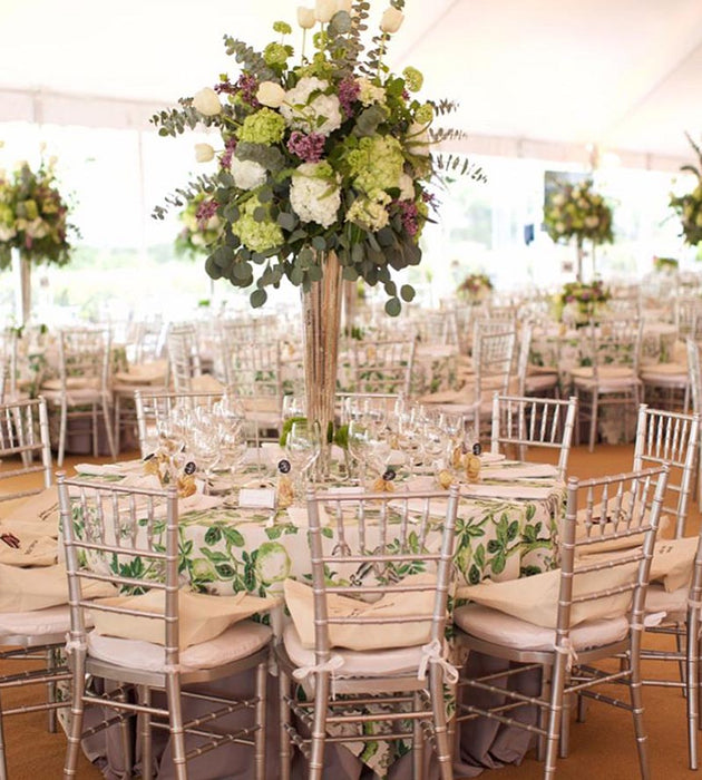 Scalamandre Shantung Garden Cotton Print Verdance Fabric Sample SC165830003