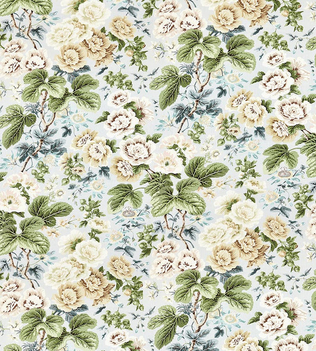 Scalamandre Highgrove Linen Print Rain Fabric SC165950003