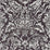 Scalamandre Mansfield Damask Print Graphite & Silver Fabric Sample SC165980003