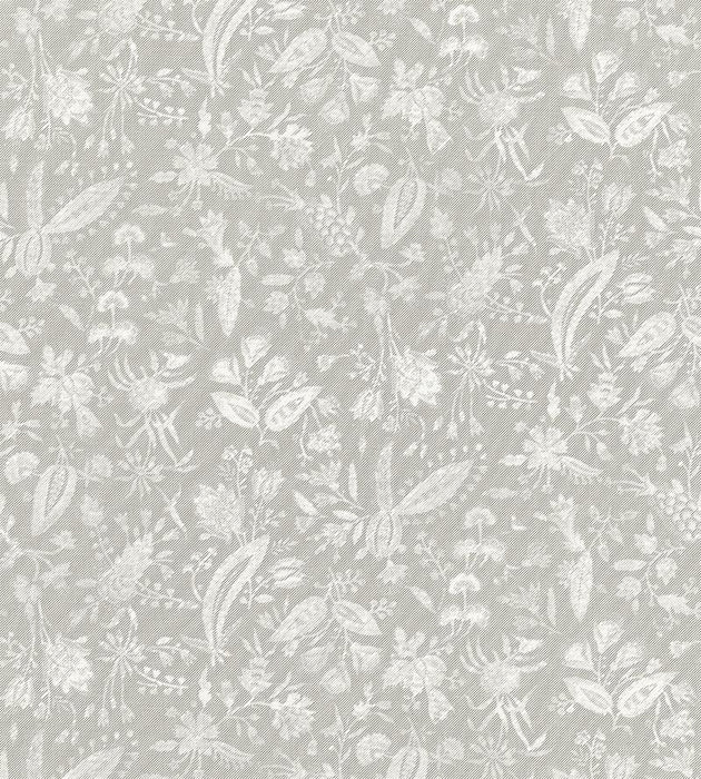 Scalamandre Tulia Linen Print French Grey Fabric SC166050003