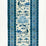 Scalamandre Royal Peony Linen Print Porcelain Fabric Sample SC166130003