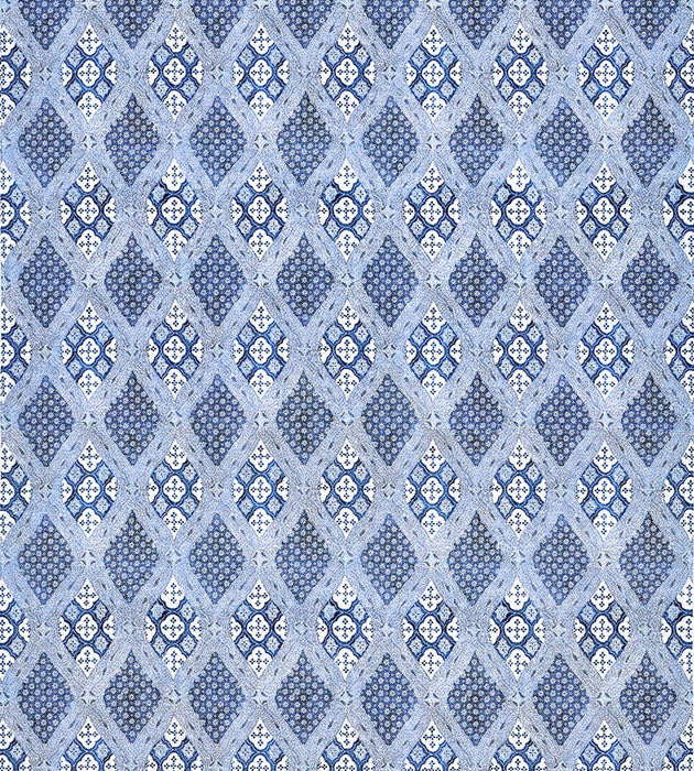 Scalamandre Farrah Print Lakeside Fabric Sample SC166260003