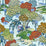 Scalamandre Sea Of Trees Print Kaleidescope Fabric Sample SC166270003