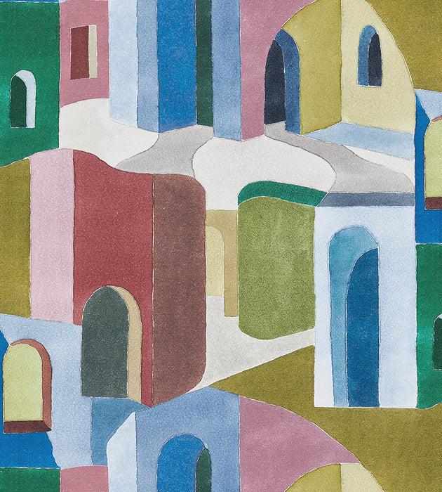 Scalamandre Riad Cotton Print Jewel Fabric Sample SC166370003