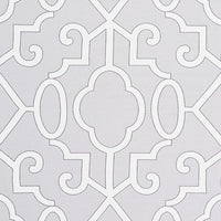 Scalamandre Ming Fretwork Pearl Grey Fabric SC270120003