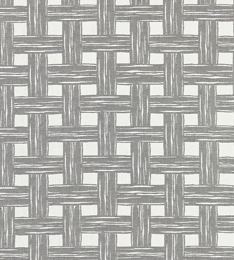 Scalamandre Bamboo Lattice Stone Fabric Sample SC270590003
