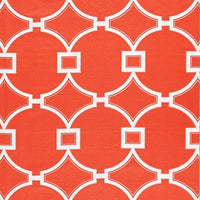 Scalamandre Circle Fret Coral Fabric SC270720003