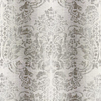Scalamandre Sorrento Linen Damask Zinc Fabric SC270930003