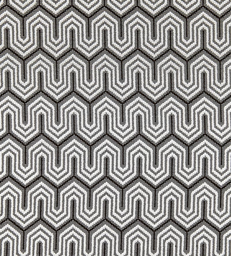 Scalamandre Undulation Graphite Fabric Sample SC271290003