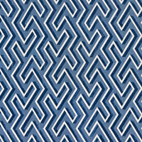 Scalamandre Maze Velvet Cobalt Fabric SC272370003