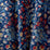 Scalamandre Millefleur Velvet Navy Lilac Fabric Sample SC273280003
