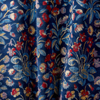 Scalamandre Millefleur Velvet Navy Lilac Fabric SC273280003