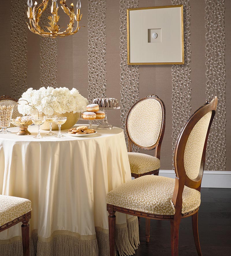 Scalamandre Dynasty Taffeta Cream Fabric Sample SC363830003