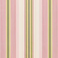 Scalamandre Simbolo Creams, Greens & Lavenders Fabric SC90010M0003