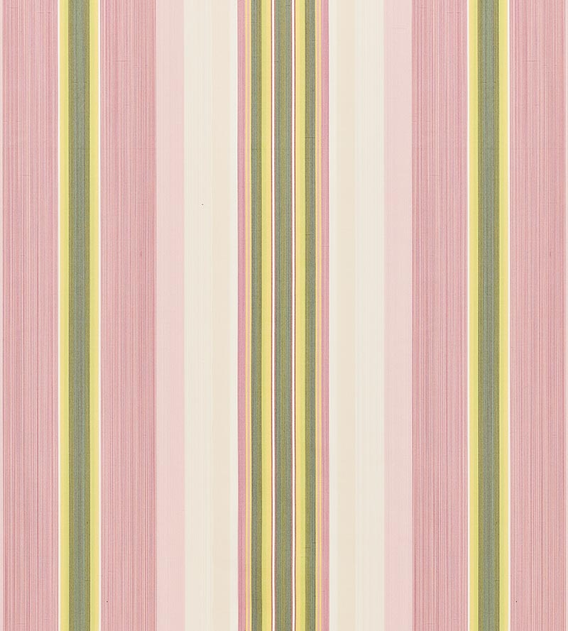 Scalamandre Simbolo Creams, Greens & Lavenders Fabric SC90010M0003