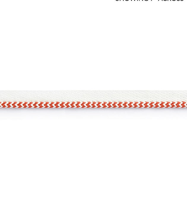 Scalamandre Zig Zag Cord Coral Trim Sample SCC3130003