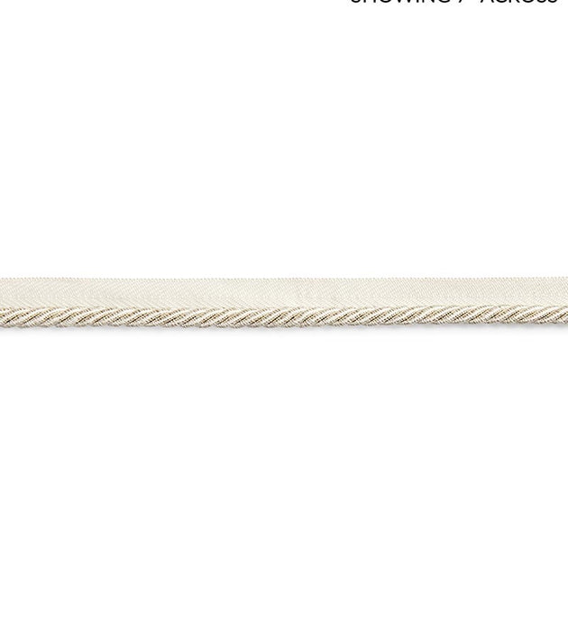 Scalamandre Boulevard Cord Creme Trim Sample SCC3140003