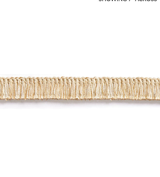 Scalamandre Gardiner Brush Fringe Camel Trim Sample SCFC14940003