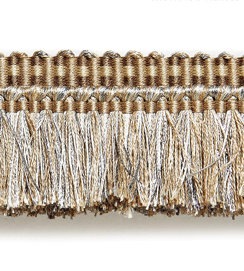 Scalamandre Shimmer Brush Fringe Flax Trim SCFC14950003