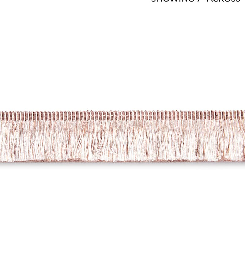 Scalamandre Gripsholm Brush Fringe Blush Trim Sample SCFC14970003