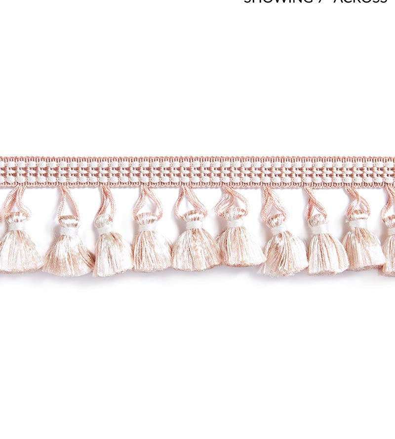 Scalamandre Plaza Tassel Fringe Blush Trim Sample SCFT15050003