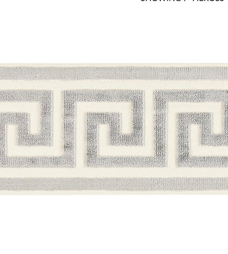 Scalamandre Greek Key Velvet Tape Smoke Trim SCT32790003