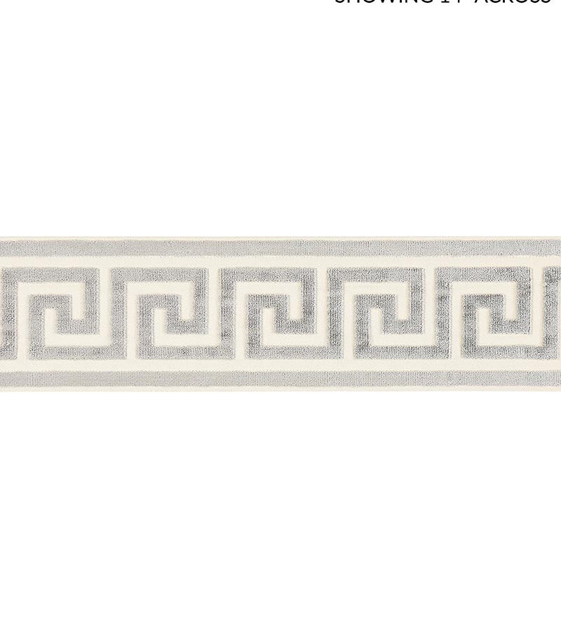 Scalamandre Greek Key Velvet Tape Smoke Trim SCT32790003