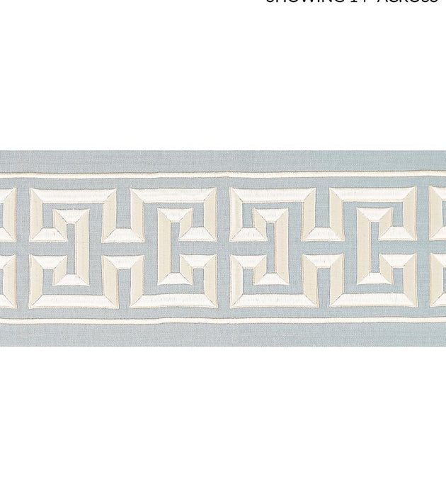 Scalamandre Imperial Embroidered Tape Sky Trim SCT32800003
