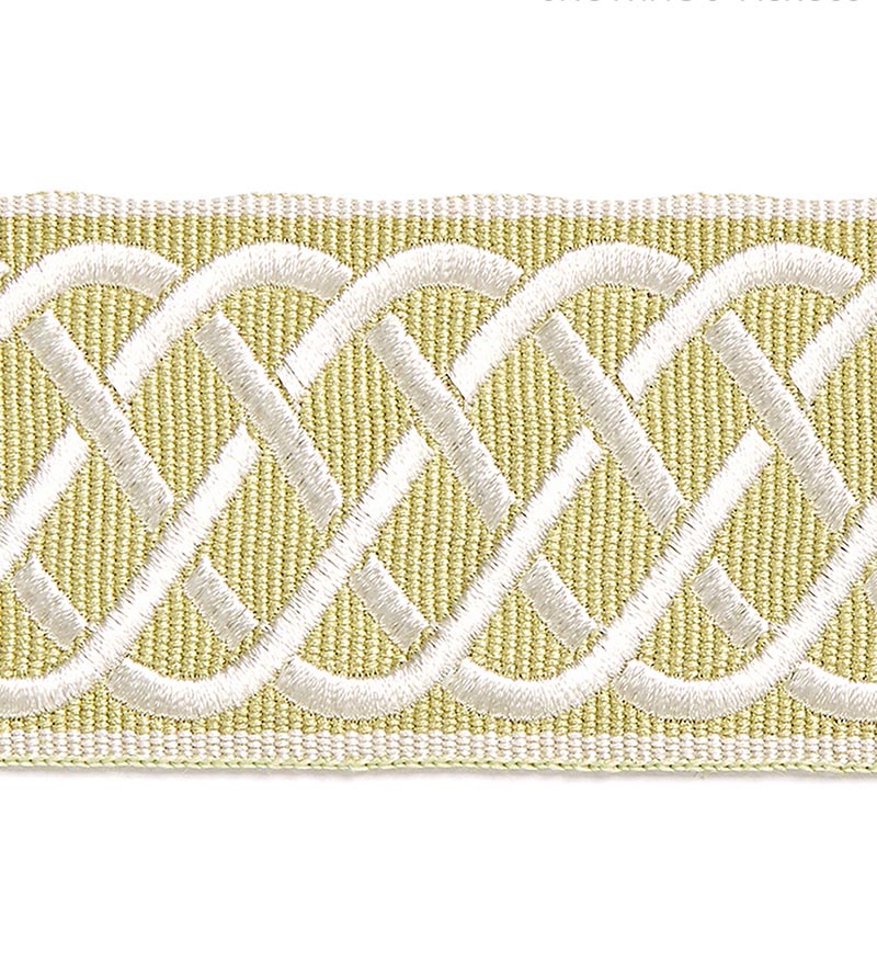 Scalamandre Helix Embroidered Tape Lettuce Trim SCT32840003
