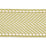 Scalamandre Montauk Herringbone Tape Lettuce Trim Sample SCT32850003