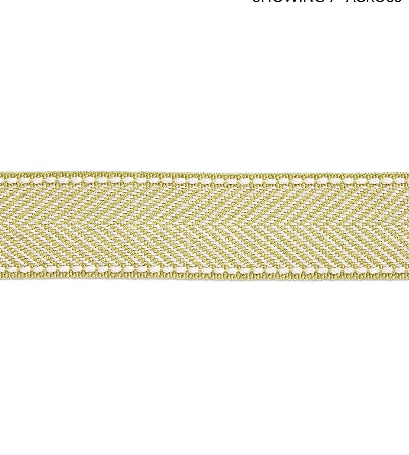 Scalamandre Montauk Herringbone Tape Lettuce Trim SCT32850003